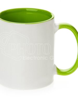 Orca Coatings 11 oz. Two Tone Mug Inner/Handle Light Green