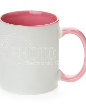Orca Coatings 11 oz. Two Tone Mug Inner/Handle Pink