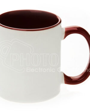 Orca Coatings 11 oz. Two Tone Mug Inner/Handle Maroon