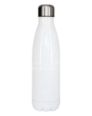 Orca Coatings 500ml Bowling Shaped Vacuum Bottle - Economic White