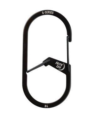 Nite Ize G-Series Dual Chamber Carabiner - #4 / Black