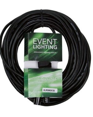 Event Lighting 5Pin Male to Female DMX Cable 20m