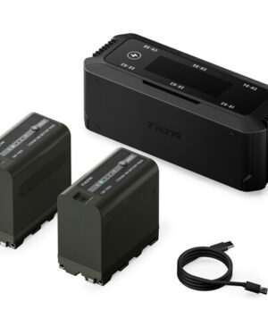 Tilta NP-F970 2-Battery Kit with Foldable 6-Bay Charging Station