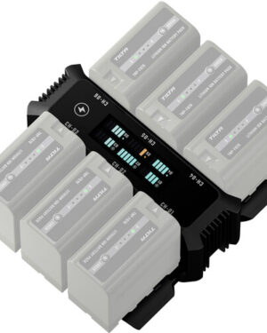 Tilta Foldable 6-Bay Charging Station for L-Series/NP-F Batteries