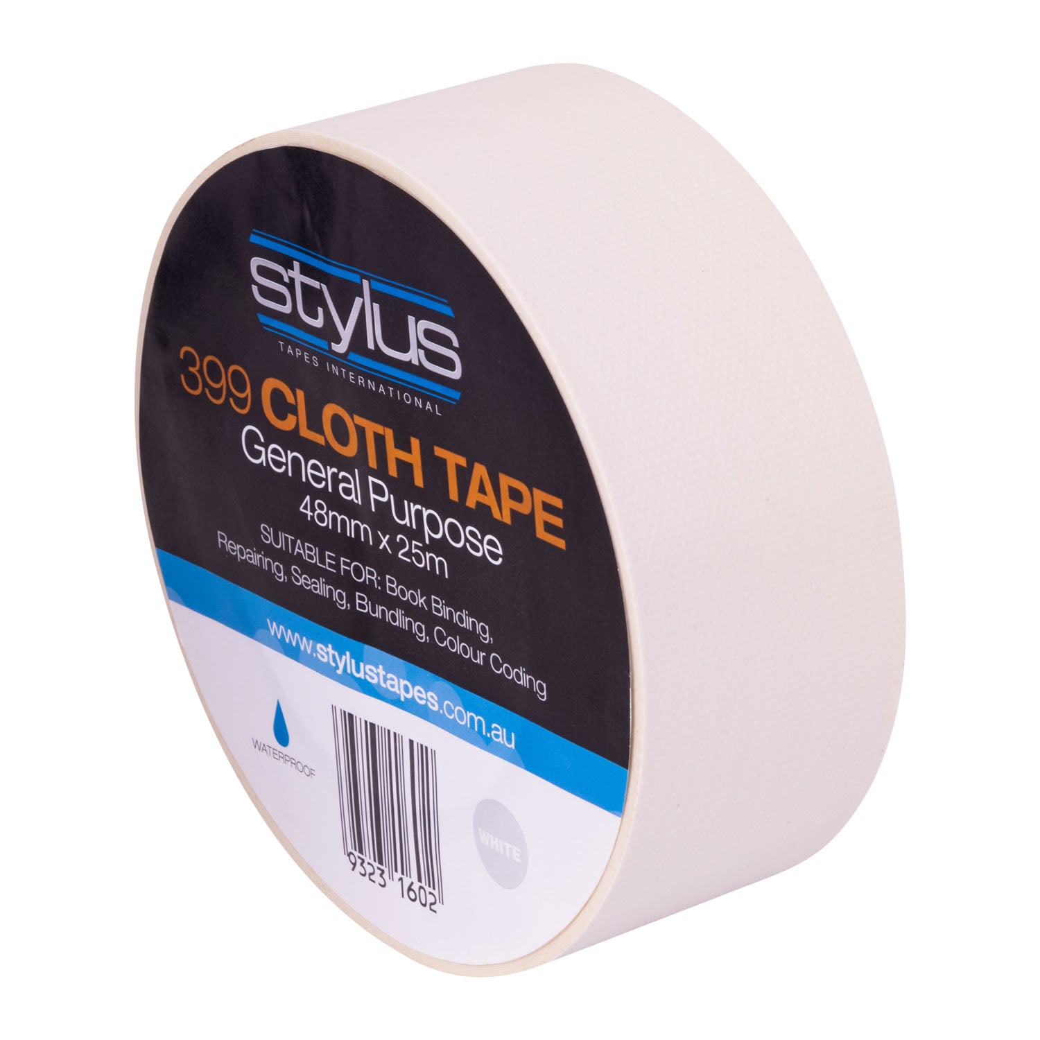 Stylus 399 Retail General Purpose Cloth White 48mm x 25m