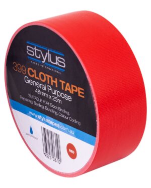 Stylus 399 Retail General Purpose Cloth Red 48mm x 25m