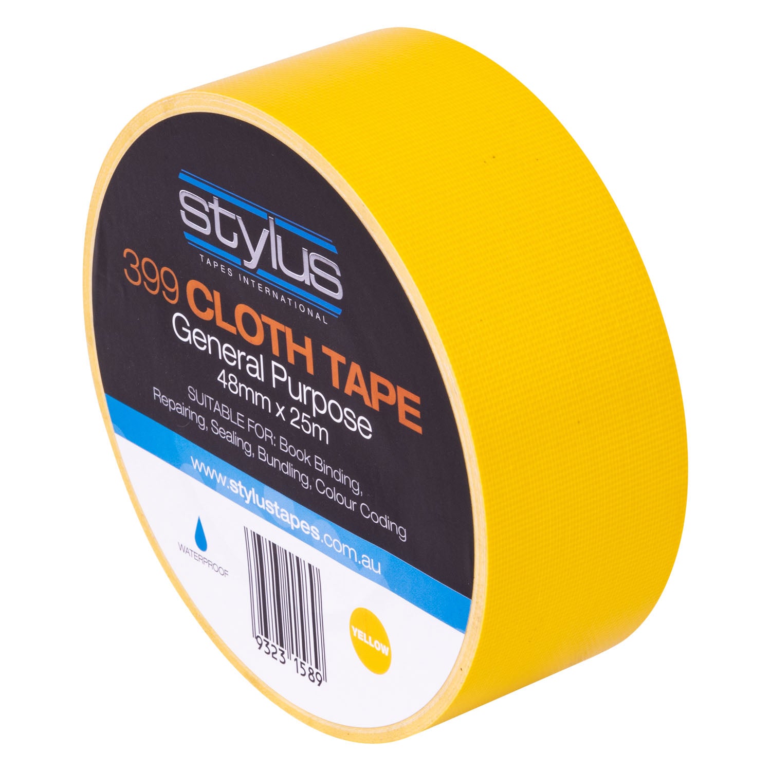 Stylus 399 Retail General Purpose Cloth Yellow 48mm x 25m