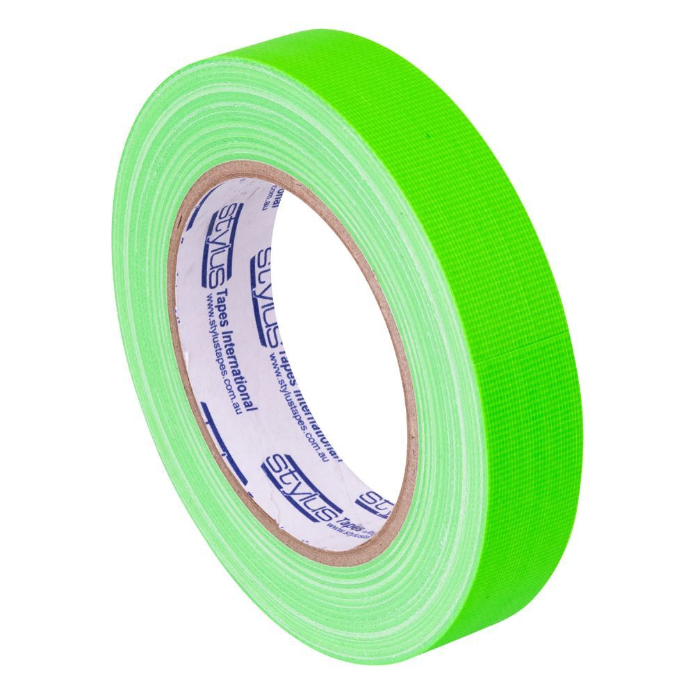 Stylus 3702 Neon Cloth Green 24mm x 25m