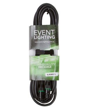 Event Lighting 5Pin Male to Female DMX Cable 5m