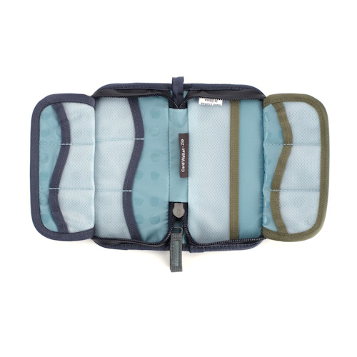 Shimoda Card Wallet, Zip - Blue - Image 2