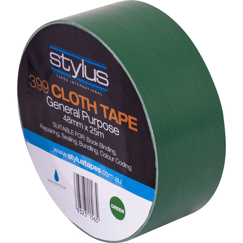 Stylus 399 Retail General Purpose Cloth Green 48mm x 25m