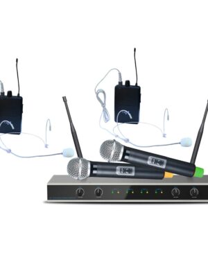 E-lektron IU-4011MH UHF 2 Handheld 2 Headset Fixed Freq