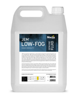 JEM Low-Fog Fluid 5L Bottle