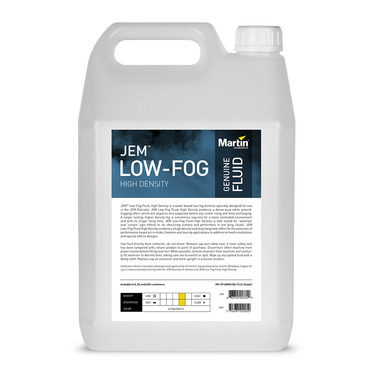 JEM Low-Fog Fluid 5L Bottle
