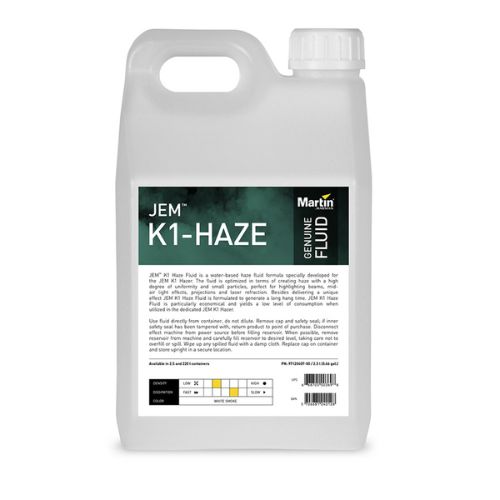 JEM K1 Haze Fluid 2.5L Bottle