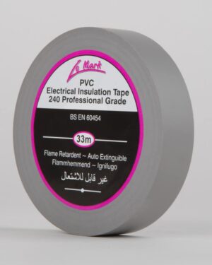 Le Mark PVC Electrical Tape 19mm x 33m - Grey