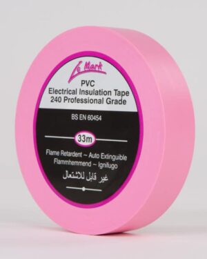 Le Mark PVC Electrical Tape 19mm x 33m - Pink