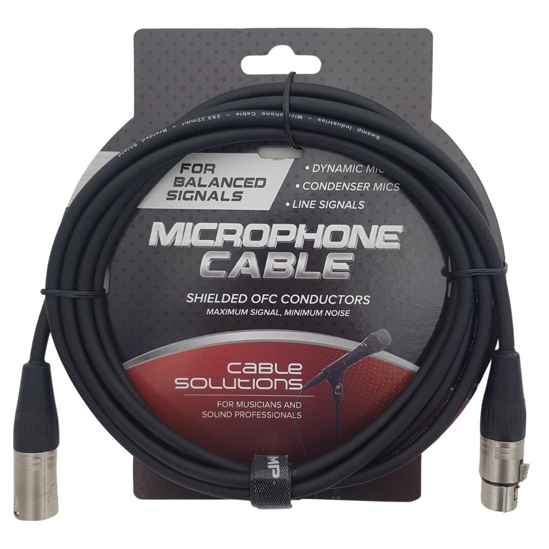 Swamp Stage Series Balanced XLR Microphone Cable - 50cm - Image 2