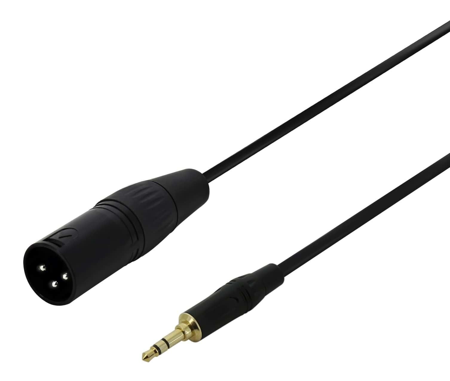 Swamp Stereo 3.5mm (Mini-Jack) to Mono XLR(m) Cable - 5m