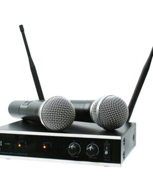 E-lektron IU-2082HH Digital UHF Wireless 2 x Handheld Microphone System Set