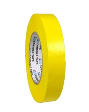 Pro Tapes Pro Console Paper Tape Flatback Yellow 24mm x 55m