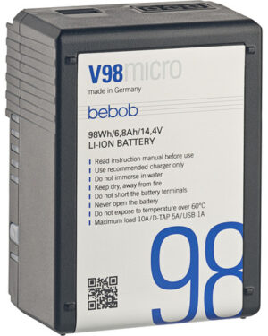 bebob V98MICRO V-Mount Battery