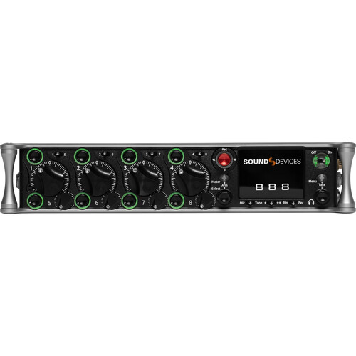 Sound Devices 888 16-Channel / 20-Track Multitrack Field Recorder - Image 2