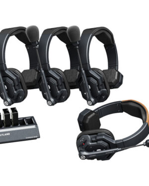 Hollyland Solidcom SE Global 4S 4-Person Full-Duplex Single-Ear Noise-Canceling Headset Intercom System