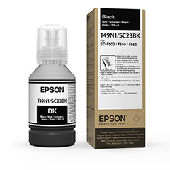 Epson UltraChrome T49N Dye Sub Black Ink Bottle 140ml