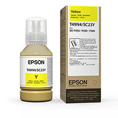Epson UltraChrome T49N Dye Sub Yellow Ink Bottle 140ml