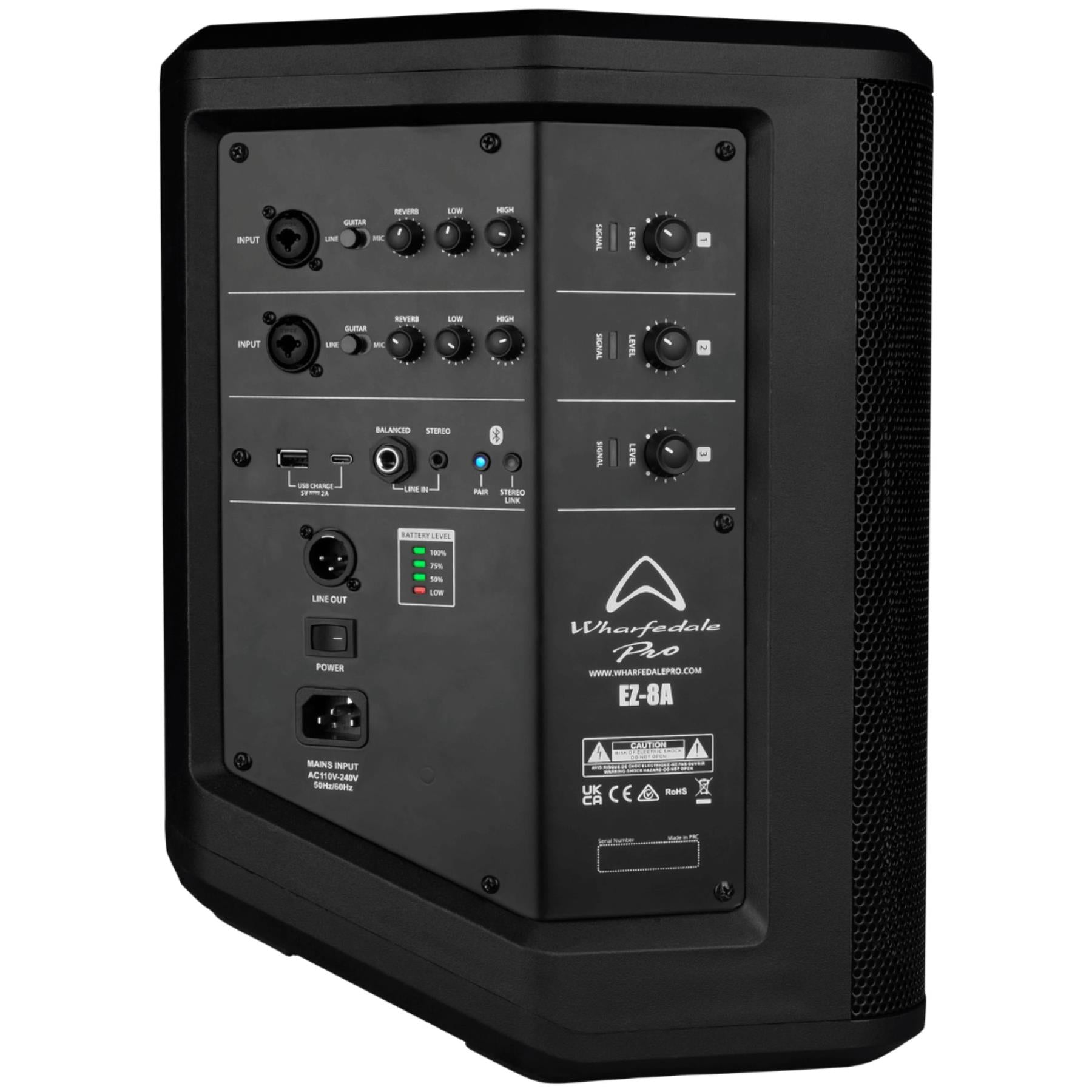 Wharfedale Pro EZ-8A 100W Battery Powered Portable Bluetooth PA Speaker - Image 2