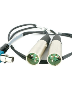 Lectrosonics TA5-F to Dual XLR Output Cable for SR Slot-In Receiver (20" - 50.8cm)
