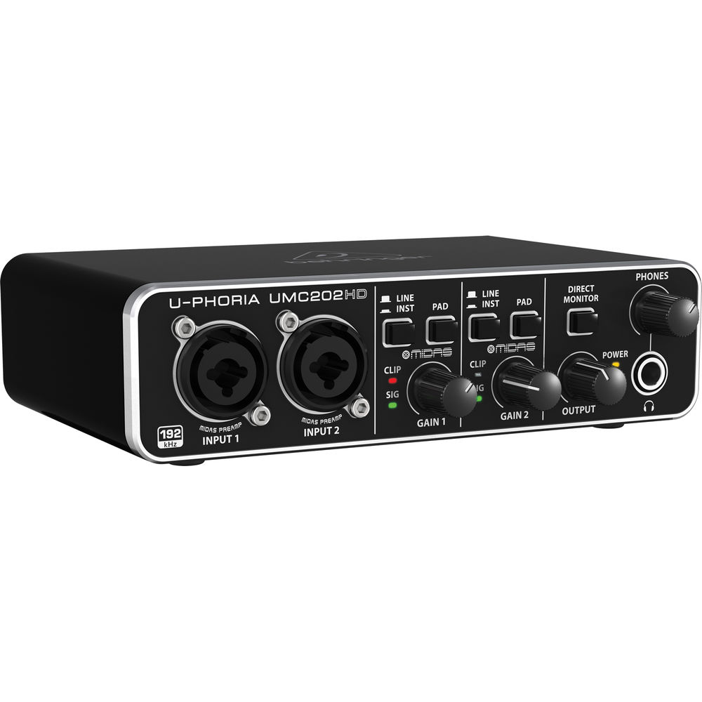 Behringer U-Phoria UMC202HD Interface