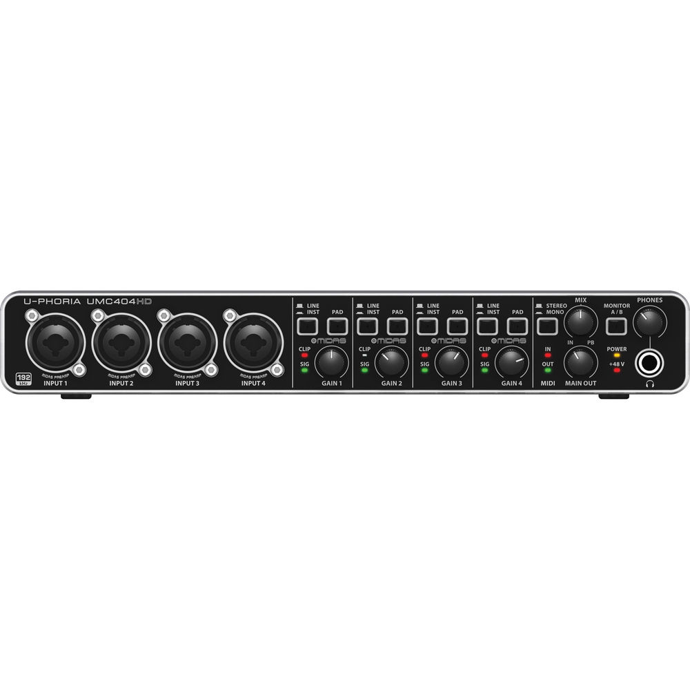 Behringer U-Phoria UMC404HD Interface