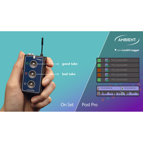 Ambient NanoLockit (ACN-NL-L) - Timecode Generator and Logger - Image 7
