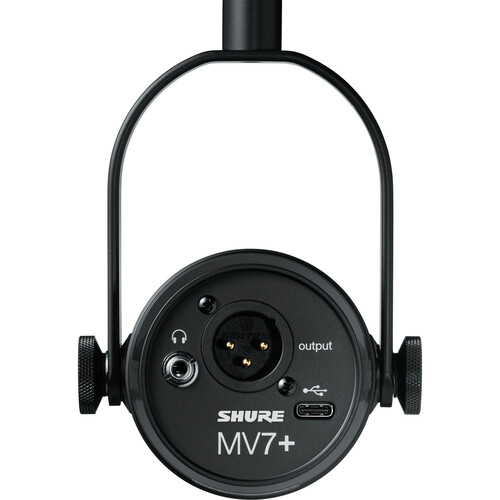 Shure MV7+ Podcast XLR/USB Microphone (Black) - Image 3