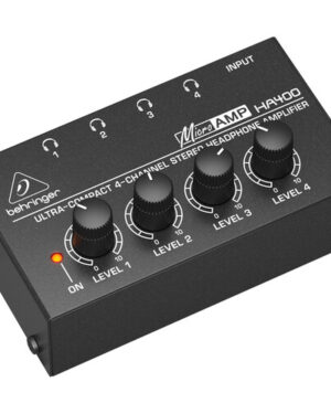 Behringer Microamp HA400 Headphone Amp (12 P/C)