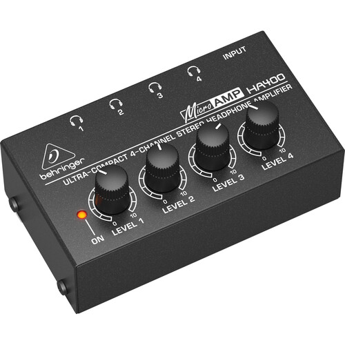 Behringer Microamp HA400 Headphone Amp (12 P/C)