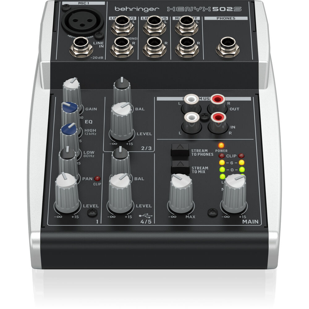 Behringer XENYX502S 5 Channel Mixer With Usb - Image 2