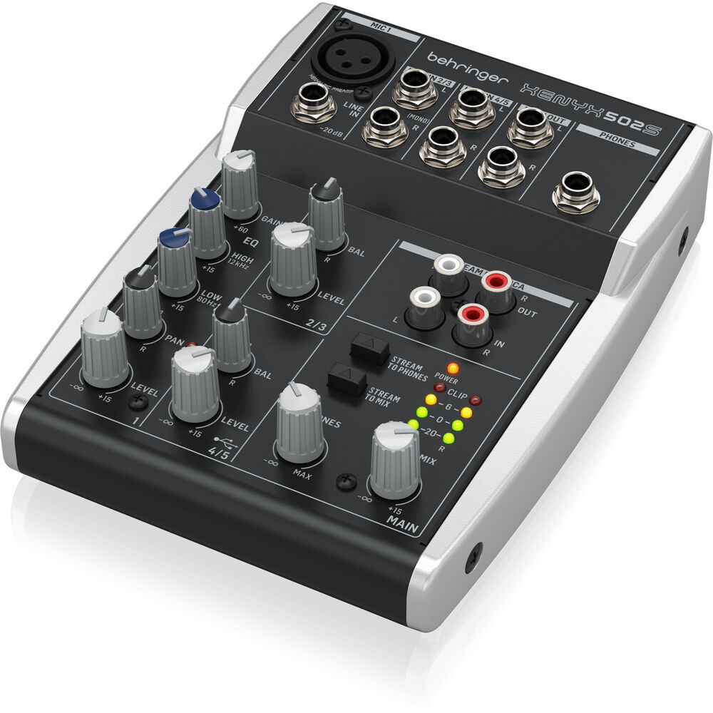 Behringer XENYX502S 5 Channel Mixer With Usb - Image 4