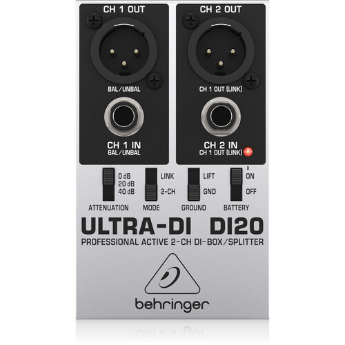 Behringer Ultra-Di DI20 Di Box - Image 2