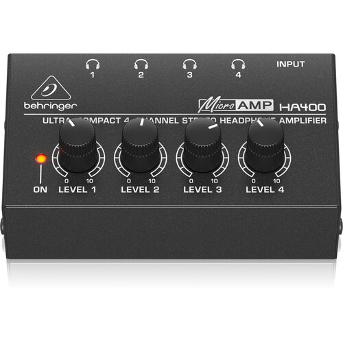 Behringer Microamp HA400 Headphone Amp (12 P/C) - Image 2