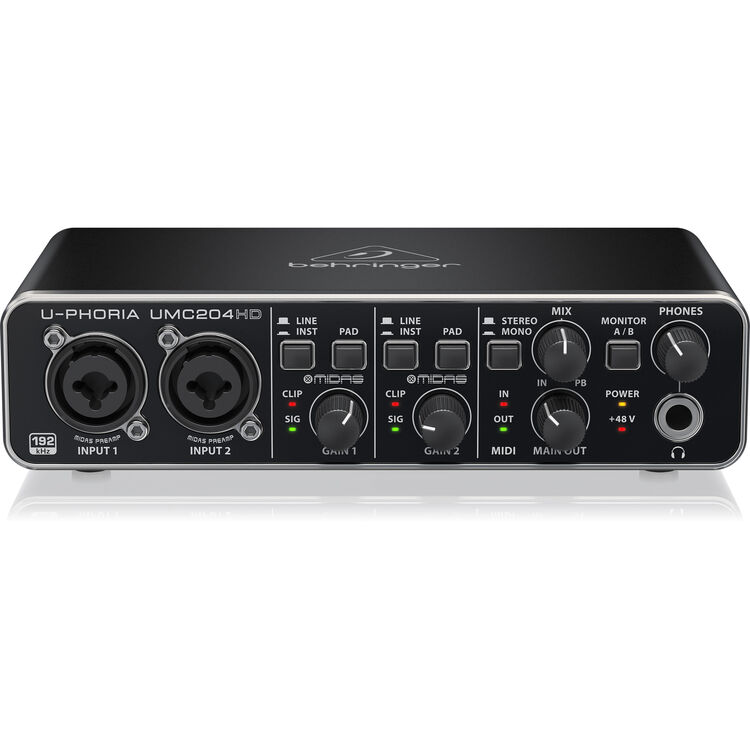 Behringer U-Phoria UMC204HD Interface - Image 2