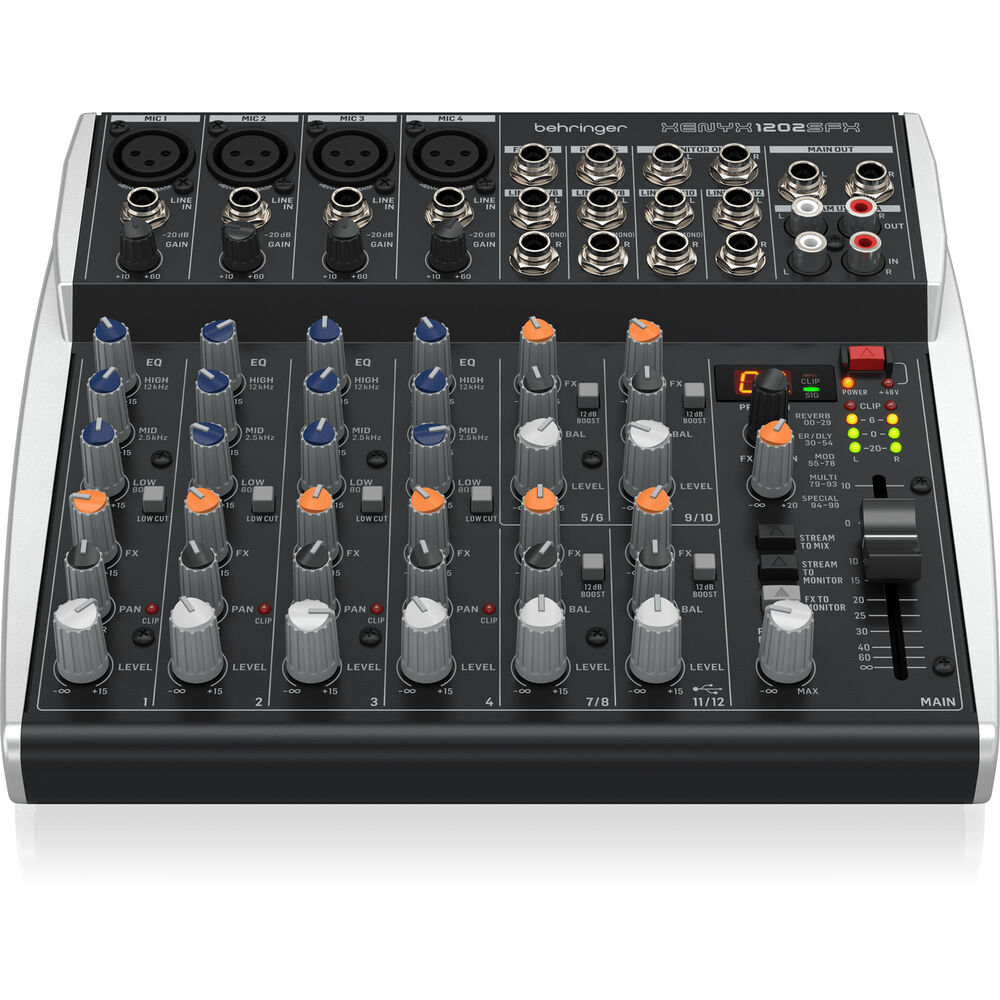 Behringer XENYX1202SFX 12Ch Mixer W/Usb & Fx - Image 2