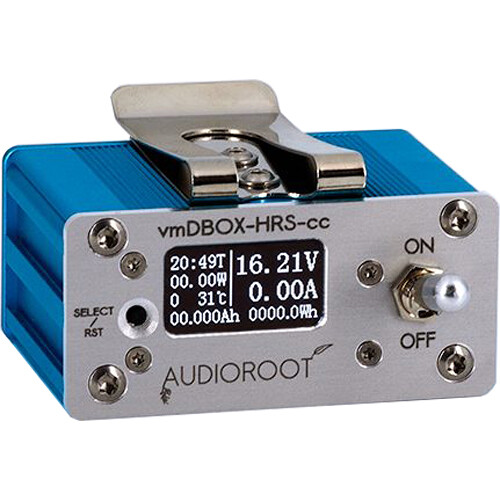Audioroot vmDBOX-HRS-CC Power Distributor for Sound Bag with Built-In Voltmeter and Hirose Connectors