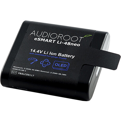 Audioroot eSMART Li-48 Neo 14.4v 48Wh Smart Lithium Battery