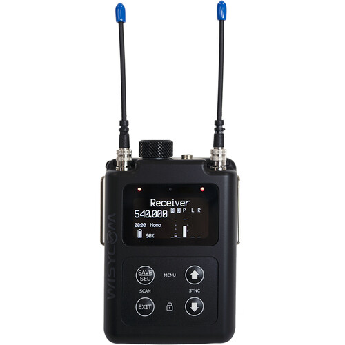 Wisycom MPR60 Wideband IEM and IFB Receiver (470 to 1260 MHz)
