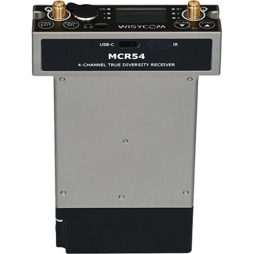 Wisycom MCR54 - 4 Channel Multiband True Diversity Receiver - Image 2