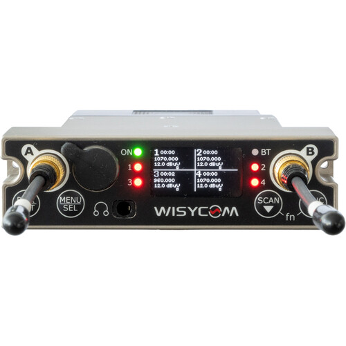 Wisycom MCR54 - 4 Channel Multiband True Diversity Receiver - Image 5