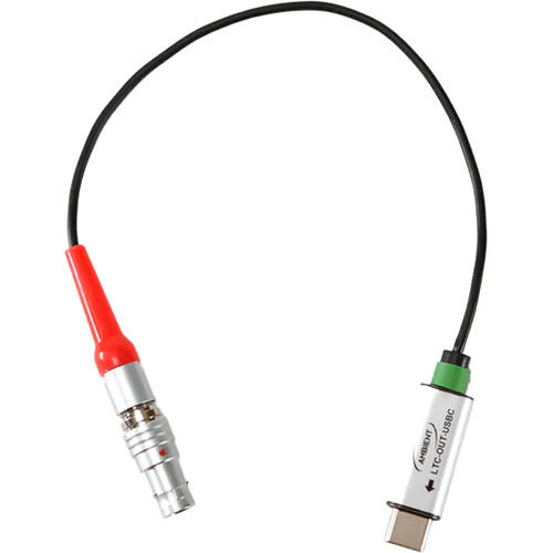 Ambient LTC-OUT USB-C - Timecode Cable PushPull-5-pin (Lemo-compatible) to USB-C (digital audio) - Image 2